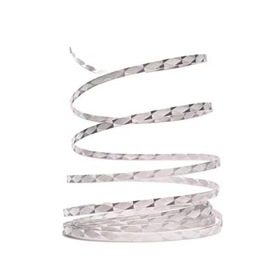 Vaessen Creative • aluminiumdraad embossed plat 5mmx3m zilver