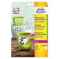 Etiket avery l4775rev-20 210x297mm wit 20st - thumbnail