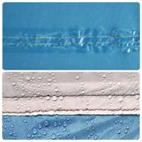 Kampeerluifel waterdicht 300x294 cm blauw - thumbnail