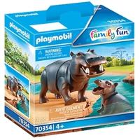 Playmobil Playmobil Family Fun - Nijlpaard met baby 70354 - thumbnail