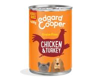 Hond blik kip 400g Edgard & Cooper - Edgard en cooper - thumbnail