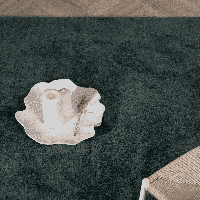 Nohr Vloerkleed 'Les' 170 x 240cm, kleur Groen - thumbnail