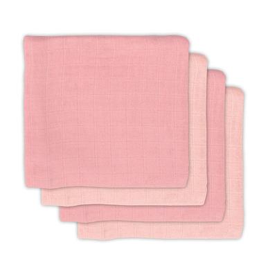 Jollein bamboe hydrofiele luiers 70x70 cm Pale pink - set van 4 Jollein bamboe hydrofiele luiers 70x70 cm Pale pink - set van 4