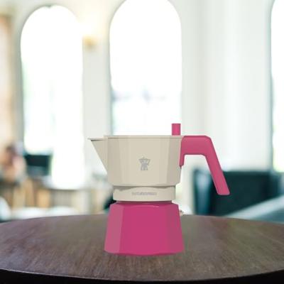 Italiaans koffiezetapparaat - PEZZETTI - FUTUREXPRESS - Aluminium - 6 kopjes - Fuchsia