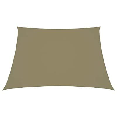 Zonnescherm trapezium 3/4x2 m oxford stof beige Zonnescherm trapezium 3/4x2 m oxford stof beige