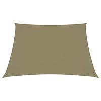 Zonnescherm trapezium 3/4x2 m oxford stof beige - thumbnail