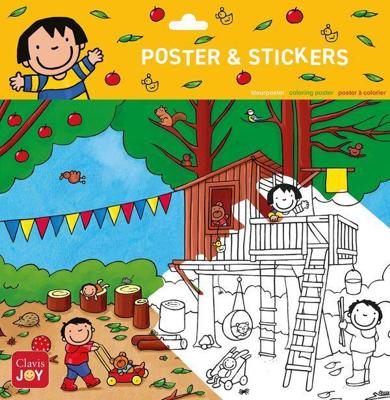 Kleurposter Anna in het bos Kleurposter Anna in het bos