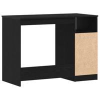 Bureau met lades 102x50x76 cm bewerkt hout zwart eikenkleur - thumbnail