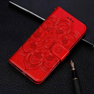 Mandala reliëf patroon horizontale Flip lederen case voor Huawei Y9 Prime (2019)/P Smart Z met houder & kaartsleuven & portemonnee & foto frame & La Mandala reliëf patroon horizontale Flip lederen case voor Huawei Y9 Prime (2019)/P Smart Z met houder & kaartsleuven & portemonnee & foto frame & La