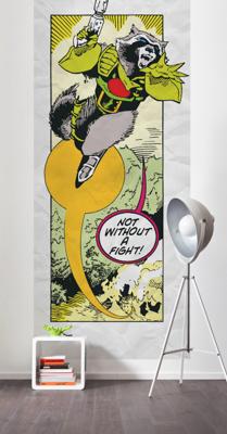 Komar Into Adventure Fotobehang Marvel - Guardians Retro Comic Rocket Raccoon - IADX2-072