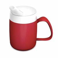 Ornamin OR207 beker met conische binnenbeker, inhoud 160ml, Rood - thumbnail