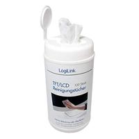 Vochtige reinigingsdoekjes voor beeldschermen LogiLink (100 Stuks) - thumbnail