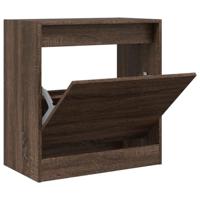 VidaXL Schoenenkast 60x34x63,5 cm bewerkt hout bruin eikenkleur - thumbnail