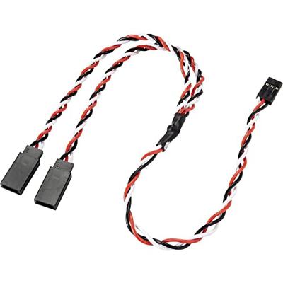 Reely Servo Y-kabel [2x Futaba-stekker - 1x JR-bus] 30.00 cm 0.35 mm²