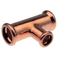 VSH Xpress verloop T-stuk 22x12x22 mm, pers 7125, koper - thumbnail