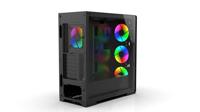 INCA EMG-17XN Midi-tower PC-behuizing Zwart - thumbnail