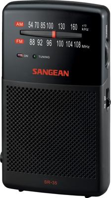 Radio Sangean SR35B NEGRO Zwart