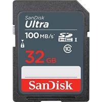 SanDisk Ultra 32GB SDHC Mem Card 100MB/s flashgeheugen UHS-I Klasse 10 - thumbnail