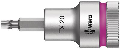 Wera 8767 C HF 05003830001 Binnen-zesrond (TX) Dopsleutel-bitinzet T 20 1/2 (12.5 mm) Wera 8767 C HF 05003830001 Binnen-zesrond (TX) Dopsleutel-bitinzet T 20 1/2 (12.5 mm)