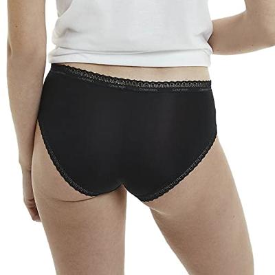 Calvin Klein Hipster dames - Bottoms Up - Microfiber dames ondergoed - Kanten onderbroeken - L - Zwart - L - L - L - L - L
