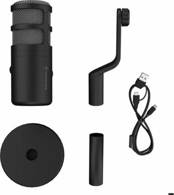 GENESIS NGM-2168 Radium 350D microfoon in zwart