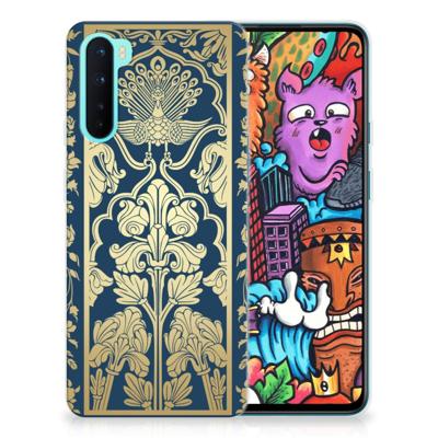 OnePlus Nord TPU Case Beige Flowers OnePlus Nord TPU Case Beige Flowers