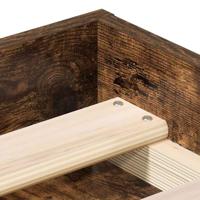 Bedframe gerookt eikenkleurig 160x200 cm - thumbnail