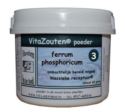 Vitazouten Ferrum phosphoricum poeder nr. 03 60 Gram