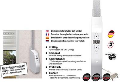 Superrollo Professional SR10245 GW245 Elektrische bandopwinder 15 mm Trekkracht (max.) 30 kg Opbouw (op muur)