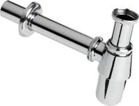 Bekersifon - muurbuis - rozet - Verchroomd - 1-1/4 x 32mm - thumbnail