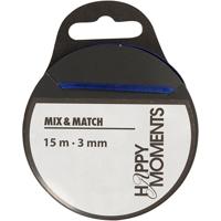 Creativ Company Satijnlint, b: 3 mm, donkerblauw, 15 m/ 1 rol - thumbnail