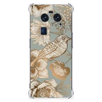 Case voor OPPO Find X6 Vintage Bird Flowers Case voor OPPO Find X6 Vintage Bird Flowers