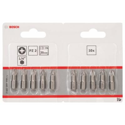 Bosch Accessories 2607001559 Kruis-bit PZ 2 C 6.3 10 stuk(s) - thumbnail