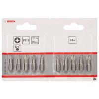 Bosch Accessoires Bit extra-hard PZ 2, 25 mm 10st - 2607001559 - thumbnail