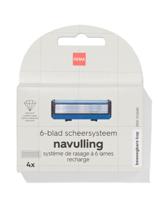 HEMA 6-blad scheersysteem navullingen - 4 stuks - thumbnail