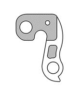 Union derailleurpad gh-127 met schroefset m8x0.75 +m4x0.7 - thumbnail