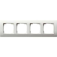 Gira Event afdekraam 4-voudig Zuiverwit mat / Zuiverwit mat - thumbnail