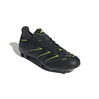 adidas Predator League Gras / Kunstgras Voetbalschoenen (MG) Zwart Donkergrijs Neongeel - thumbnail
