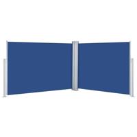VidaXL Windscherm uittrekbaar 100x1000 cm blauw - thumbnail