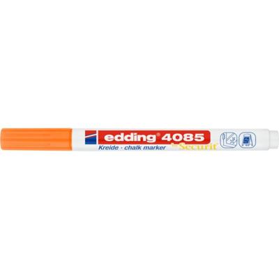 Krijtstift edding 4085 by Securit rond 1-2mm neon oranje