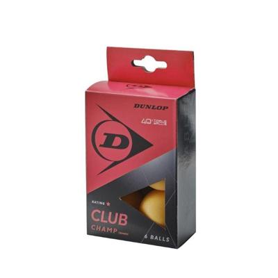 Dunlop Slazenger Tafeltennis 40+ Club Champ 6 Ball Box Tennisballen Orange One Size