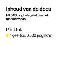 HP Toner 507A Origineel Geel 6000 bladzijden CE402A - thumbnail