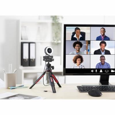 Hama Webcam 2560 x 1440 Pixel Klemhouder, Standvoet, Stereomicrofoon