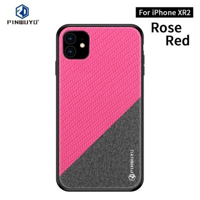 PINWUYO Honors-serie schokbestendige PC + TPU beschermende case voor iPhone XIR 2019 (rood)