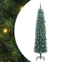VidaXL Kunstkerstboom groen 180 cm pvc en staal en kunststof - thumbnail