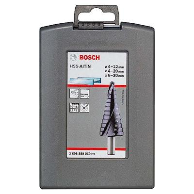 Bosch Accessoires 3-delige set trappenboren HSS-AlTiN 1st - 2608588069