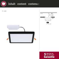 Paulmann PAULMANN 79966 LED-inbouwpaneel 13 W Warmwit Zwart - thumbnail
