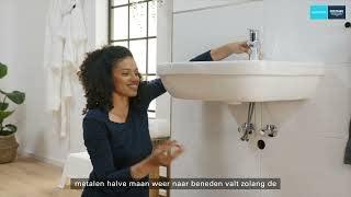 Grohe Start Quickfix Wastafelmengkraan - opbouw - 12.1cm uitloop - M-size - trekwaste - chroom 23552002 Grohe Start Quickfix Wastafelmengkraan - opbouw - 12.1cm uitloop - M-size - trekwaste - chroom 23552002