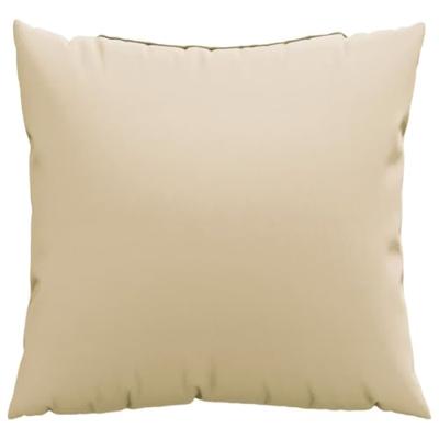 Bankkussens 4 st 60x60 cm stof beige