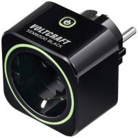 VOLTCRAFT SEM6500 BLACK Energiekostenmeter Incl. radiografische stekkerdoos, Gegevensexport, Datalogger, Kostenprognose, TRMS, Instelbaar stroomtarief, Met - thumbnail